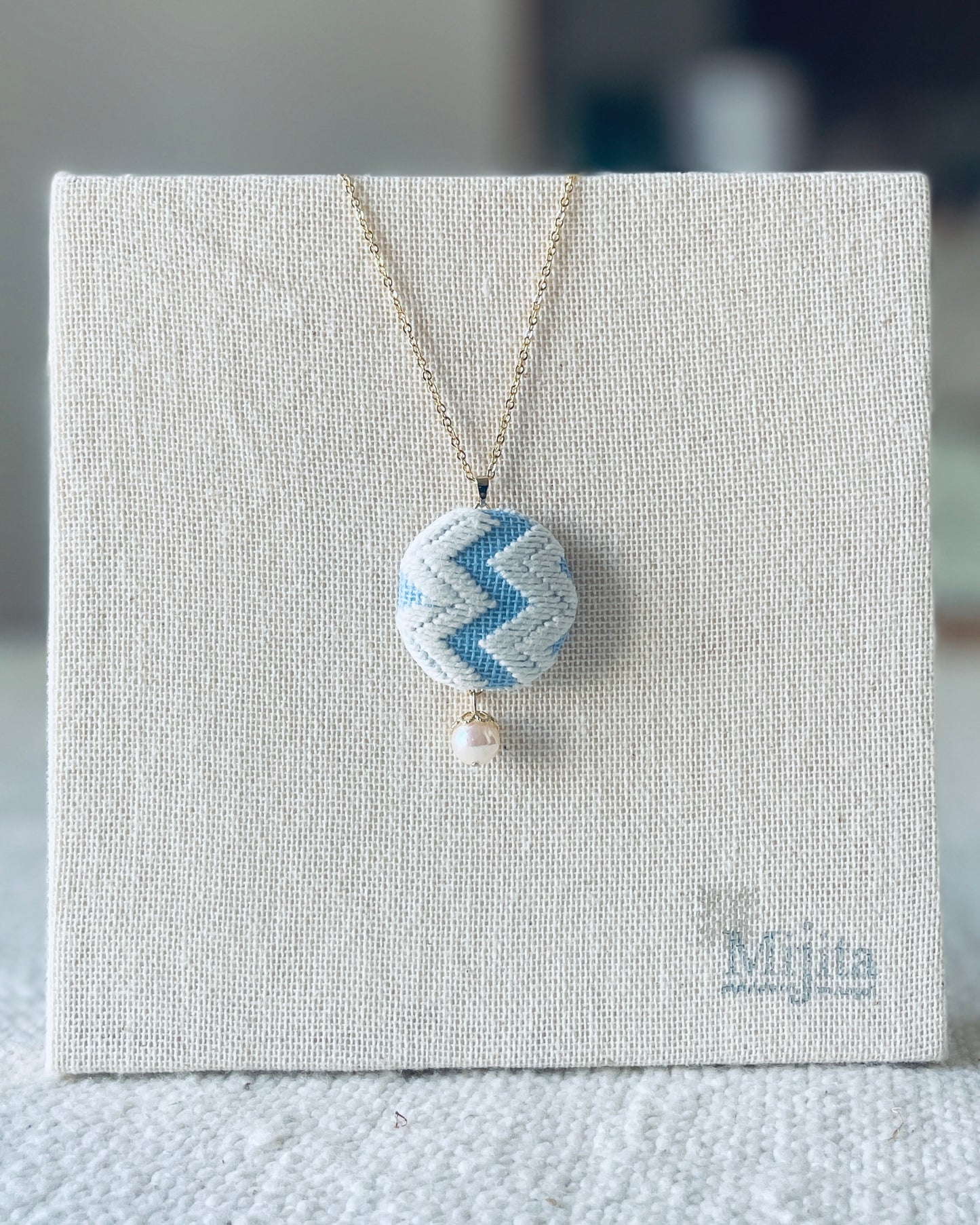 Olas-波 | アオポイとアコヤパールのネックレス