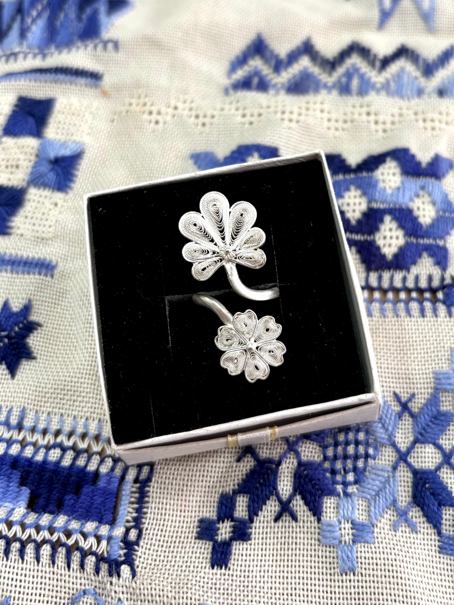 Dos flores｜ふたつ花リング